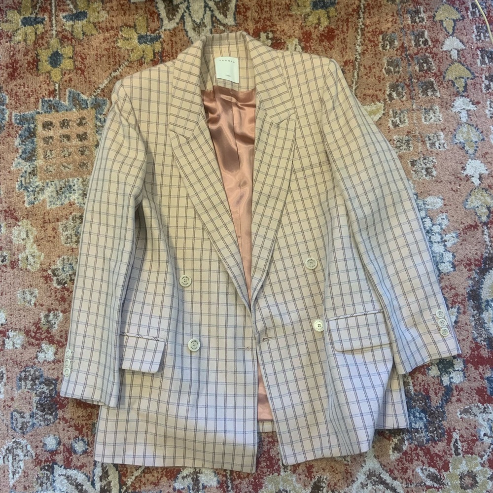 Sandro Lurex check jacket NWT - Picture 2 of 4